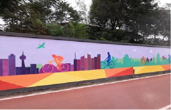 房县墙体彩绘-围墙