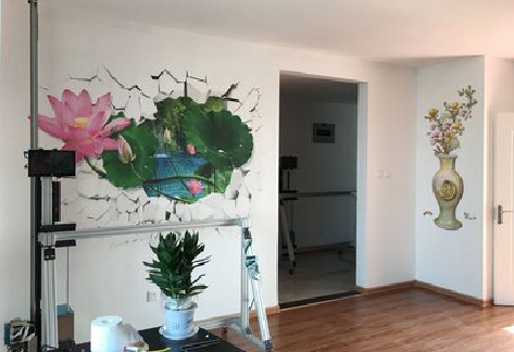 房县墙体彩绘相比墙纸的优势。