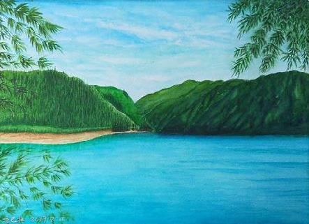 房县在墙绘中，如何绘画绿水青山？