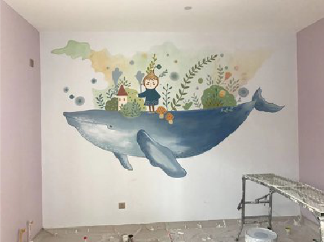 房县手绘墙的特点及优势。