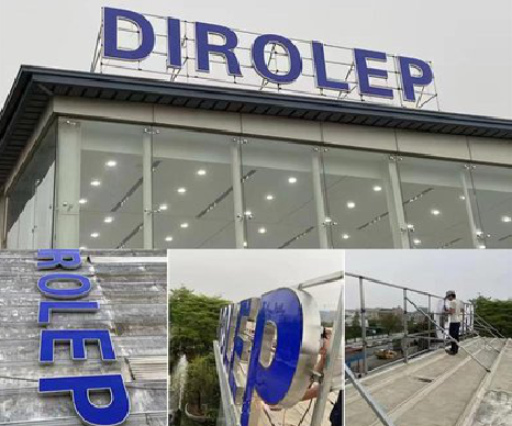 房县楼顶发光字安装的注意事项。